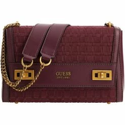 Remise ⭐ Guess Sac main Besaces / Sacs bandoulière Couleur Rouge bordeaux 🥰