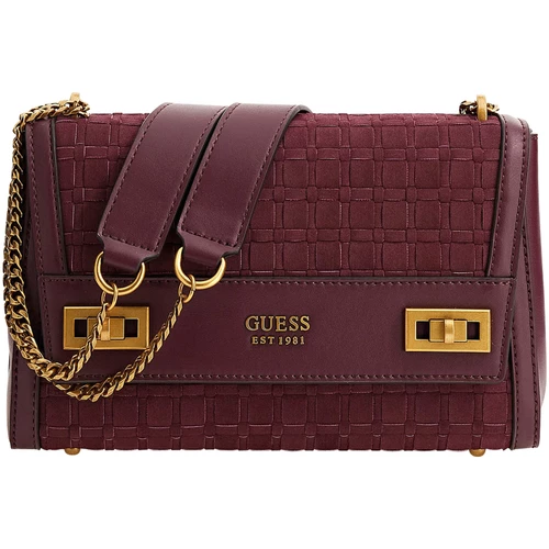 Remise ⭐ Guess Sac main Besaces / Sacs bandoulière Couleur Rouge bordeaux 🥰 3 Remise ⭐ Guess Sac main Besaces / Sacs bandoulière Couleur Rouge bordeaux 🥰