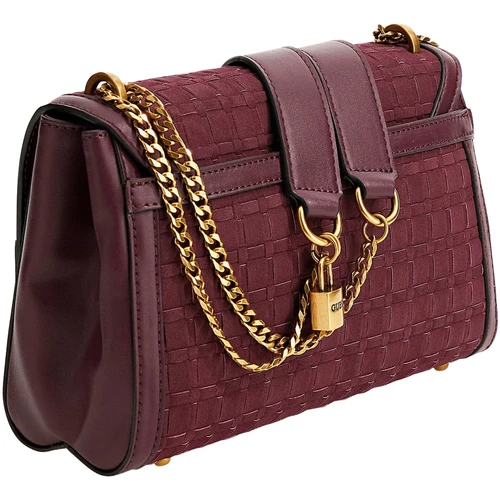 Remise ⭐ Guess Sac main Besaces / Sacs bandoulière Couleur Rouge bordeaux 🥰 6 Remise ⭐ Guess Sac main Besaces / Sacs bandoulière Couleur Rouge bordeaux 🥰 – Image 4