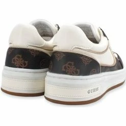 De gros 😉 Guess FL8TKY SMF12 Baskets mode Couleur Blanc 🤩 -Guess Soldes Boutique 24216278 500 C