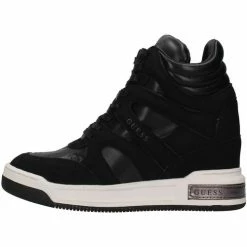 Budget 😍 Guess FL8LISSMA12 Baskets mode Couleur Noir ❤️