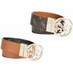 Promo ⌛ Guess BW7678VIN35BWN Accessoires textile Couleur Noir ❤️ -Guess Soldes Boutique 24260541 500 B