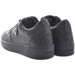 Top 10 ⭐ Guess Baskets basses pailletées femme ref 57746 Black Baskets mode Couleur Noir 🧨 -Guess Soldes Boutique 24280467 500 B