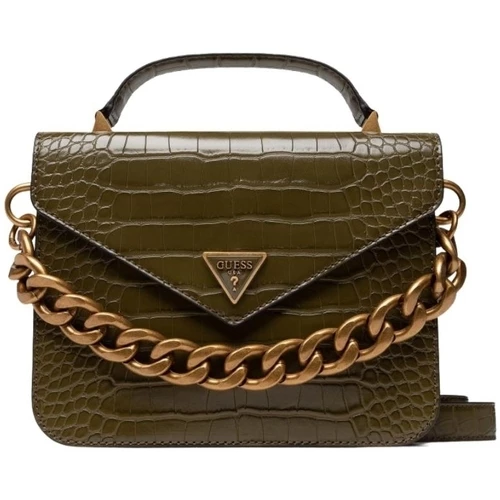 De gros 😀 Guess Sac bandouliere Ref 58128 Olive 23.5*18.5*5 cm Besaces / Sacs bandoulière Couleur Vert 🔔 3 De gros 😀 Guess Sac bandouliere Ref 58128 Olive 23.5*18.5*5 cm Besaces / Sacs bandoulière Couleur Vert 🔔