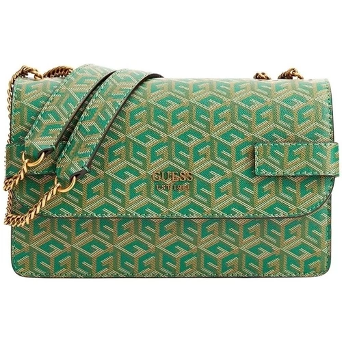 Remise ✔️ Guess Sac bandoulière Ref 58139 FTL 25*14,5*9 cm Besaces / Sacs bandoulière Couleur Vert ⭐ 3 Remise ✔️ Guess Sac bandoulière Ref 58139 FTL 25*14,5*9 cm Besaces / Sacs bandoulière Couleur Vert ⭐