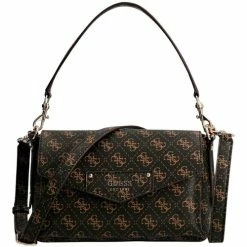 Les meilleures critiques de 😀 Guess Sac bandoulière Ref 58286 BNL 24*14,5*7,5 cm Besaces / Sacs bandoulière Couleur Marron 👍