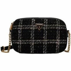 De gros 😍 Guess Sac bandoulière Ref 58285 BKW 20*13*6 cm Besaces / Sacs bandoulière Couleur Noir ⭐
