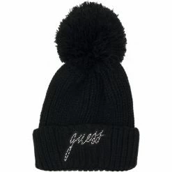 Acheter ❤️ Guess Bonnet Bébé à pompoms Accessoires textile Couleur Noir 🌟