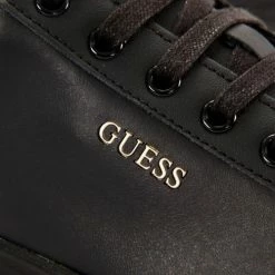 Sortie 🥰 Guess Noele12 Baskets mode Couleur Noir ✔️ -Guess Soldes Boutique 24347230 500 D