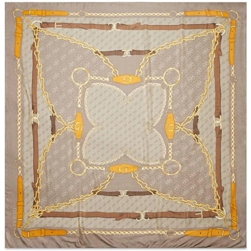 Meilleur prix 👏 Guess Foulard femme Ref 58480 LTE 130*130 cm Accessoires textile Couleur Marron 🥰 4 Meilleur prix 👏 Guess Foulard femme Ref 58480 LTE 130*130 cm Accessoires textile Couleur Marron 🥰 – Image 2