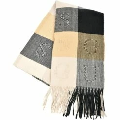 Bon marché 🌟 Guess Echarpe Ref 58474 GML 70*180 Accessoires textile Couleur Beige 🎁