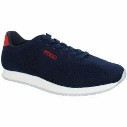 Vente flash 🎁 Guess Baskets 👟 sneakers ref_guess40809 bleu Baskets mode Couleur Bleu 🛒