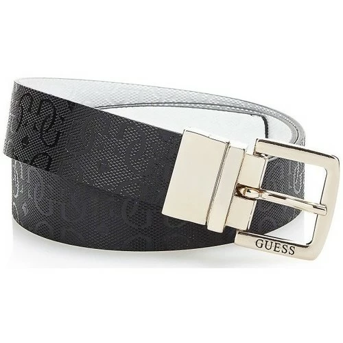 Bon marché ⌛ Guess Ceinture Femme Reversible Winett Noir Accessoires textile Couleur Noir 🔔 3 Bon marché ⌛ Guess Ceinture Femme Reversible Winett Noir Accessoires textile Couleur Noir 🔔