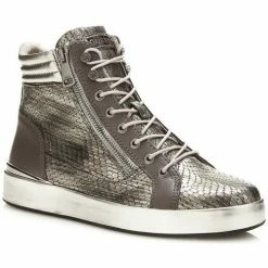 Acheter 🌟 Guess Baskets Femme Montante Vanda Grise Baskets mode Couleur Gris 🌟