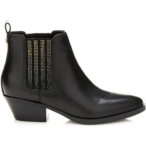 Bon marché 🔥 Guess Bottines Femme en cuir Verla Noir Bottes Couleur Noir 😀 4 Bon marché 🔥 Guess Bottines Femme en cuir Verla Noir Bottes Couleur Noir 😀 – Image 2