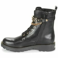 Remise 🌟 Guess NINA Bottines / 🥾 Boots Couleur Noir ✨ -Guess Soldes Boutique 7750593 500 D